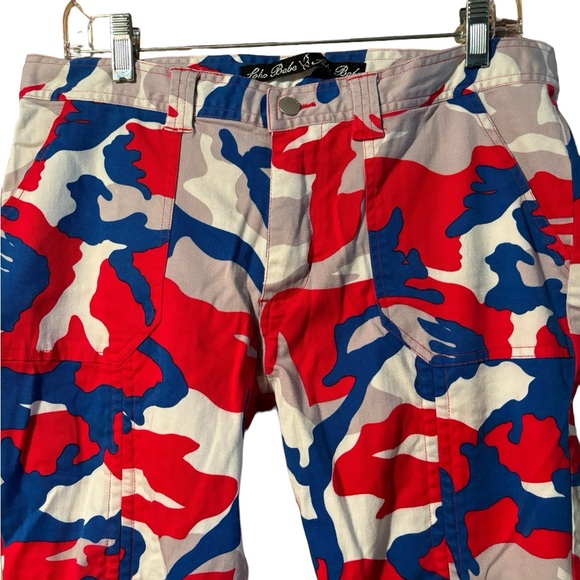 Soho Babe red white and blue camo jeans - Picture 2 of 4